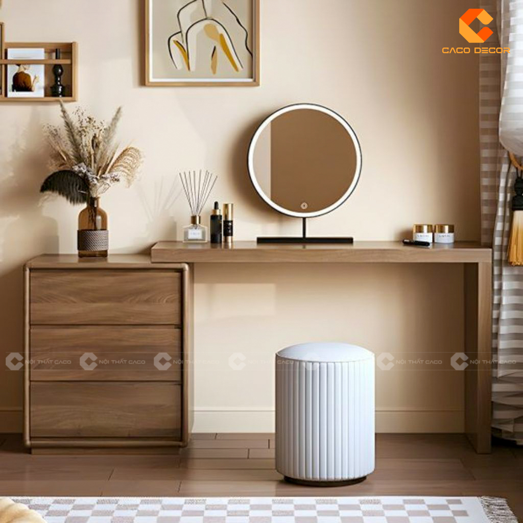 Mẫu Bàn Trang Điểm Gỗ Sang Trọng Và Tiện Ích 6
